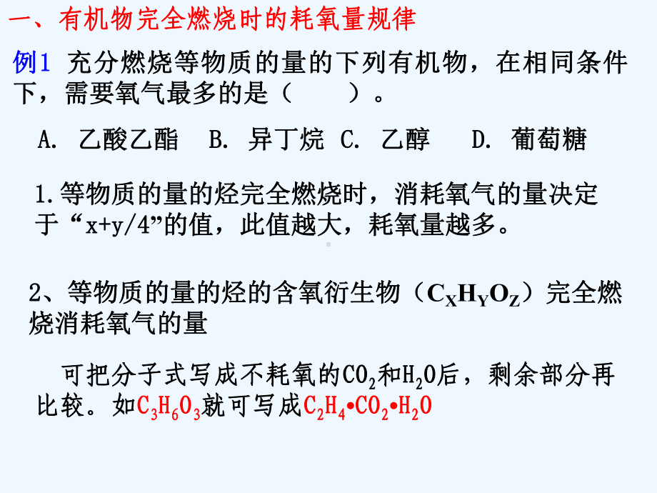 高考化学有机物燃烧规律课件.ppt_第3页