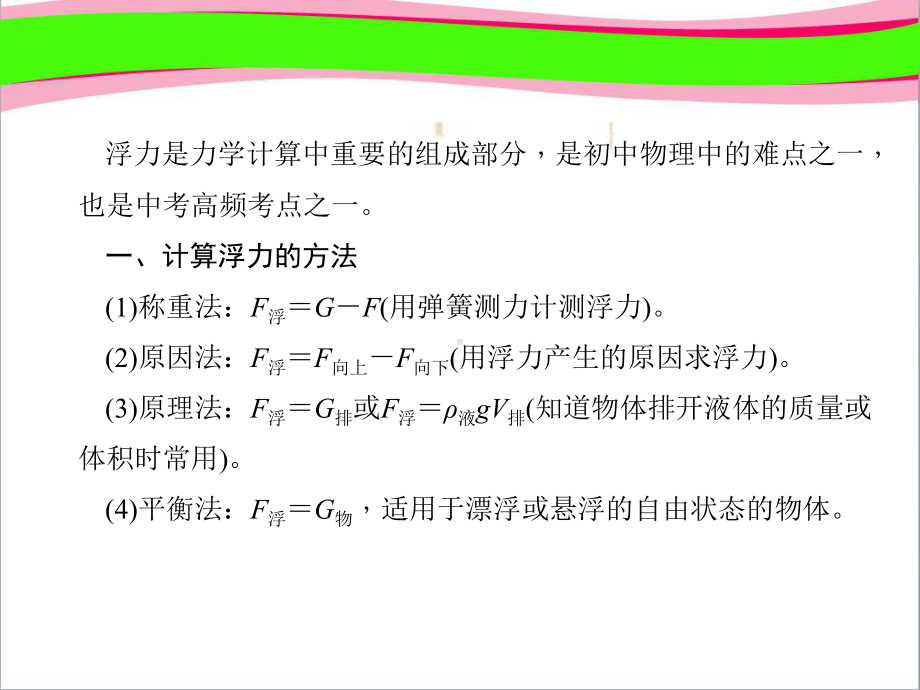 习题课件-专题三-压强与浮力的综合计算.ppt_第2页