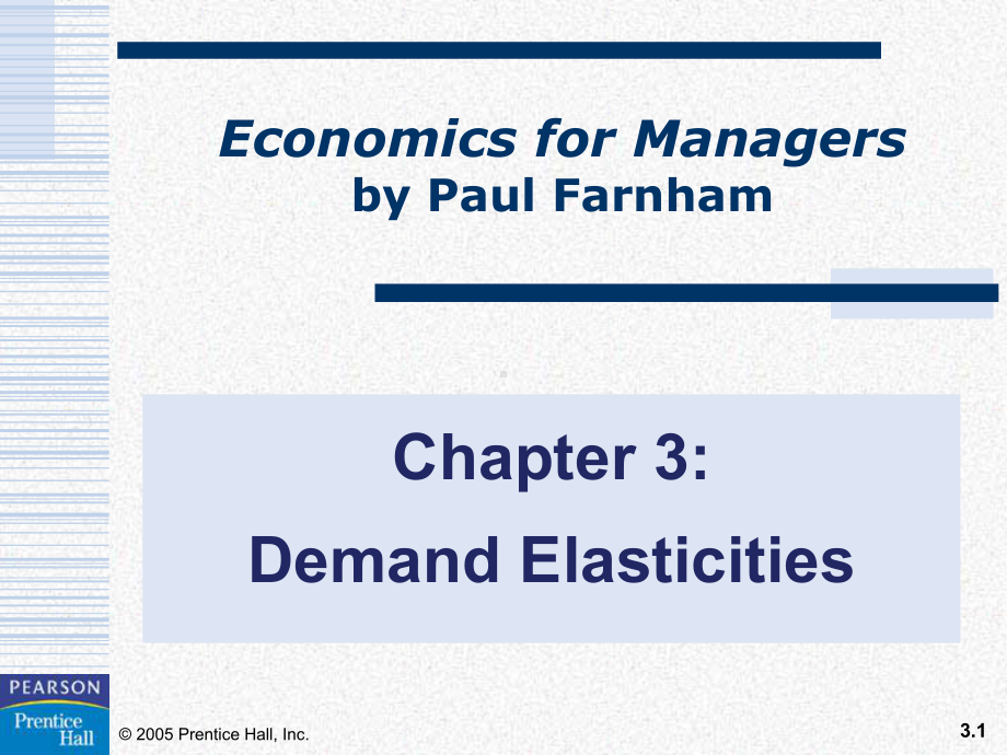 管理经济学(英文)Ch03-Demand-Elasticities课件.ppt_第1页