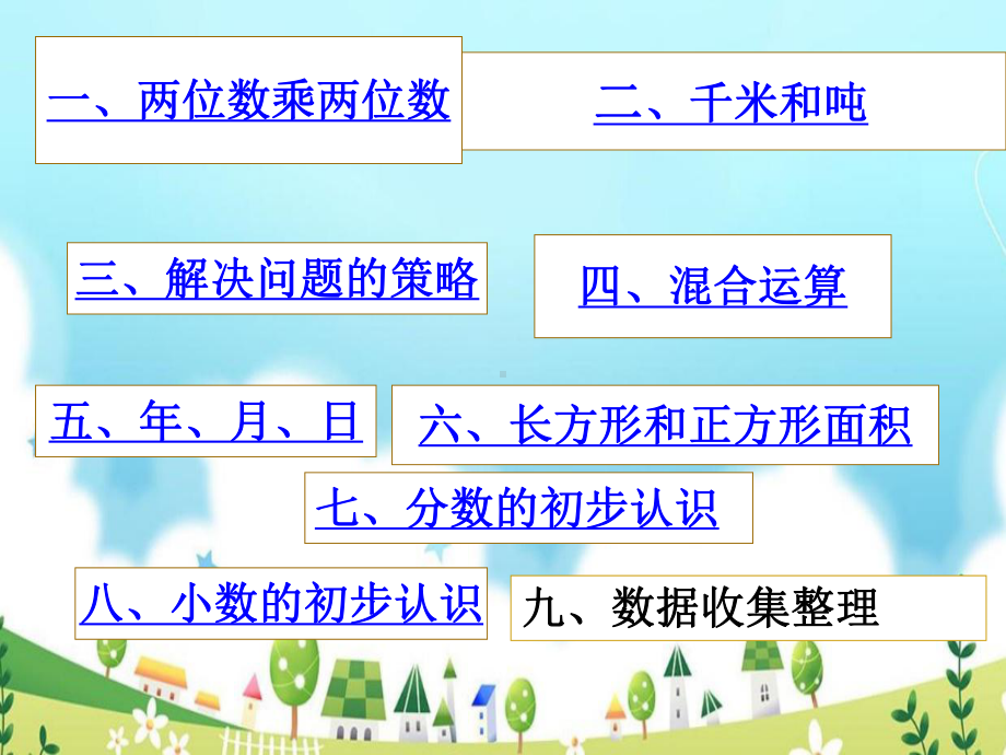 小学数学期末总复习课件（苏教版）三年级下册.pptx_第2页