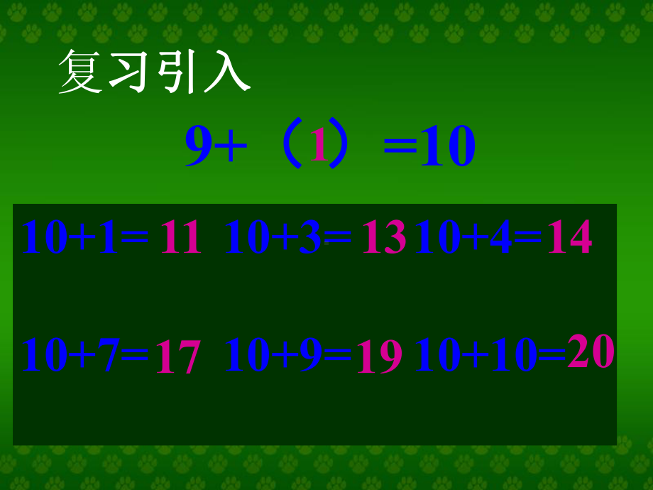 人教版小学一年级上册数学第八单元9加几(教学课件).ppt_第2页