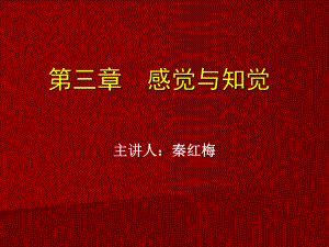 第三章-感觉与知觉课件.ppt