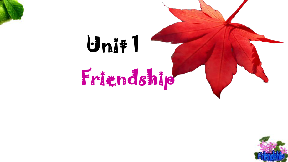 人教版高中英语Book1-Unit-1-Friendship-reading-公开课教学课件.ppt（纯ppt,不包含音视频素材）_第1页