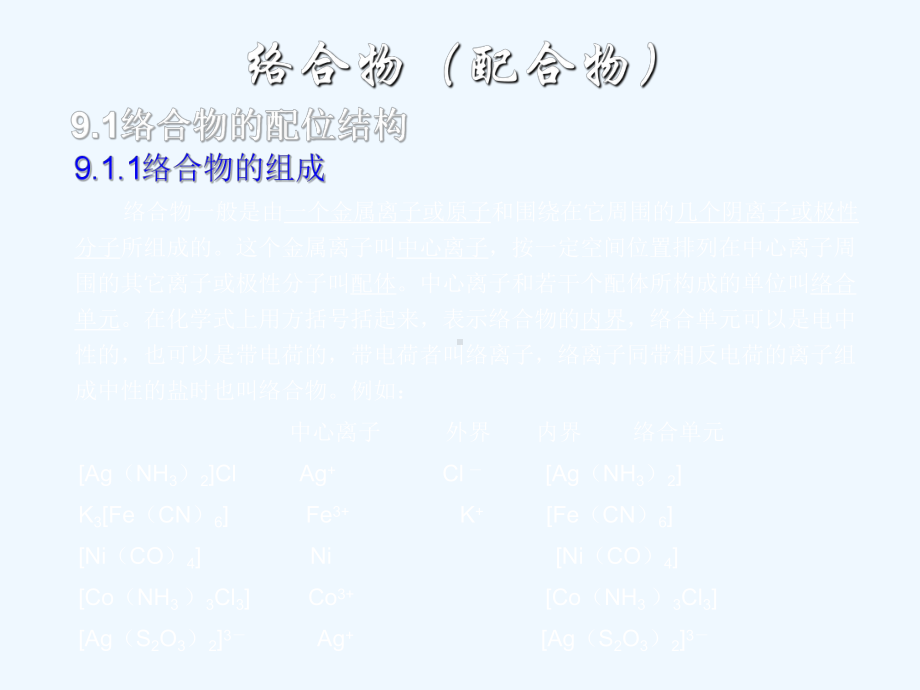 络合物(配合物)课件.ppt_第1页