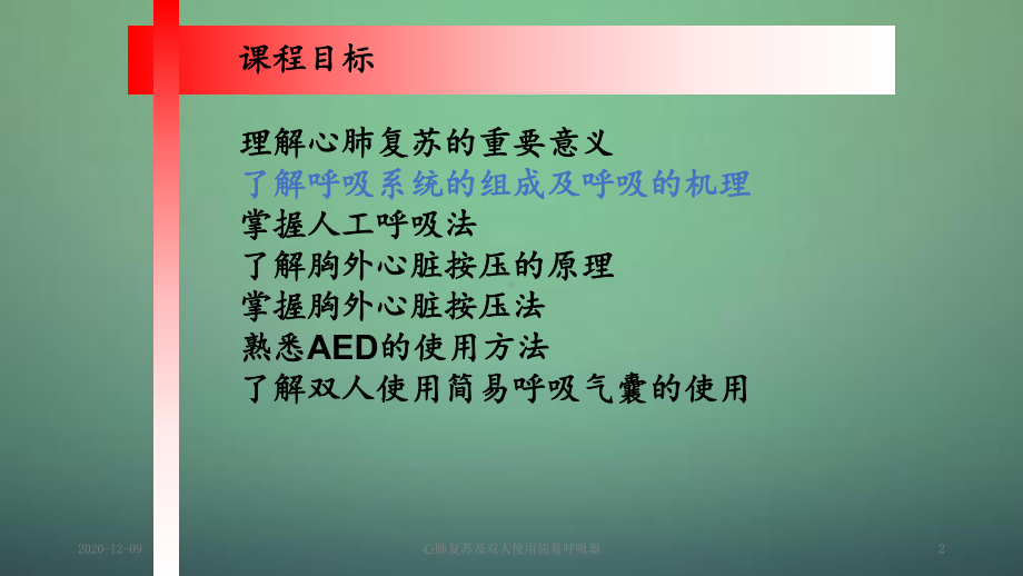 心肺复苏及双人使用简易呼吸器(课件).ppt_第2页