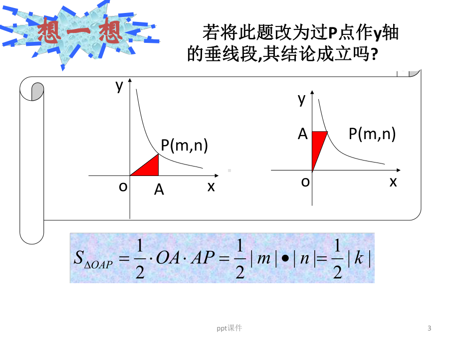 反比例函数与图形面积课件.pptx_第3页