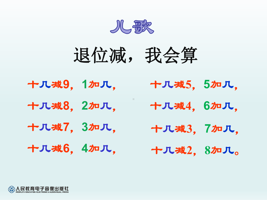 人教版一年级数学下册第二单元《解决问题—例6(多几少几)》教学课件.ppt_第3页