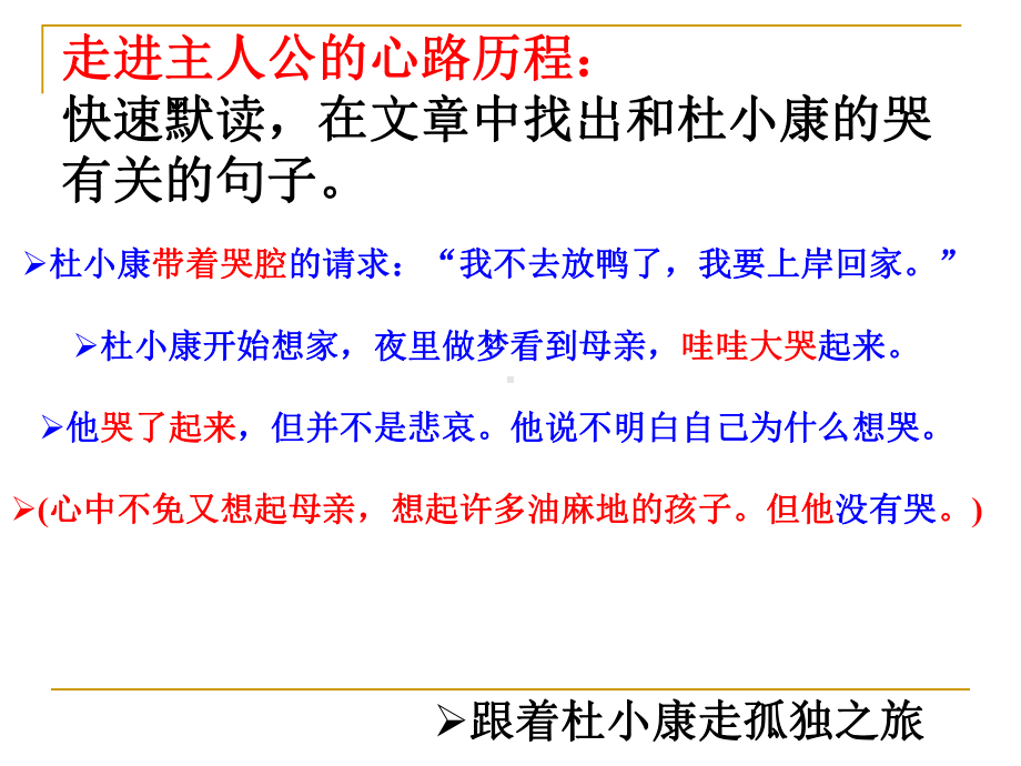 新人教版(部编)九年级语文上册《四单元-阅读-16孤独之旅》赛课课件-6.ppt_第3页