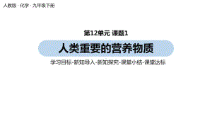 人教版九年级化学下册教学课件第12单元-课题1-人类重要的营养物质.pptx