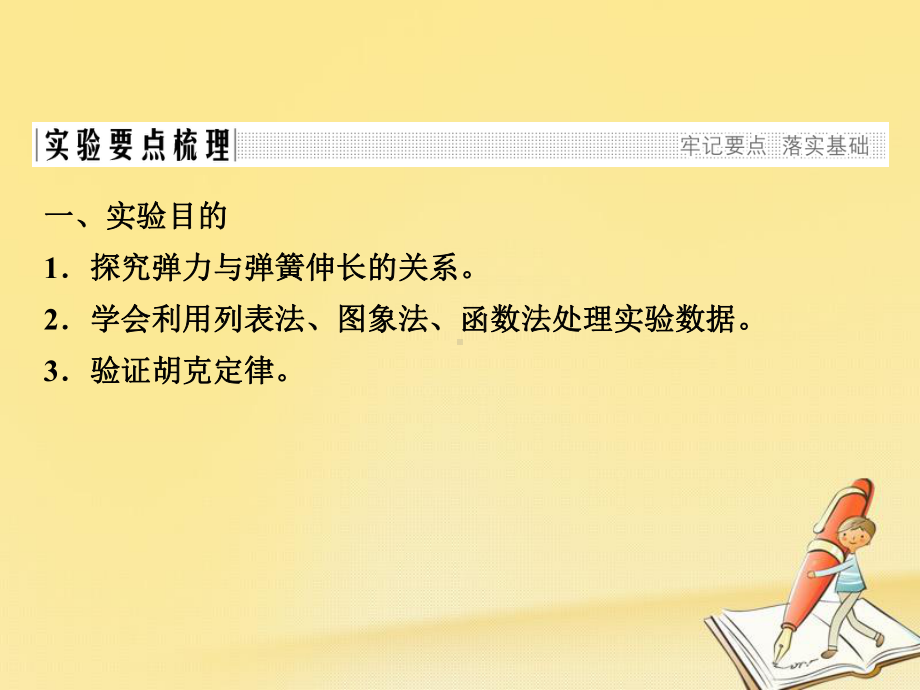 高中物理人教版必修一课件：3实验：探究弹力与弹簧伸长量的关系.ppt_第2页