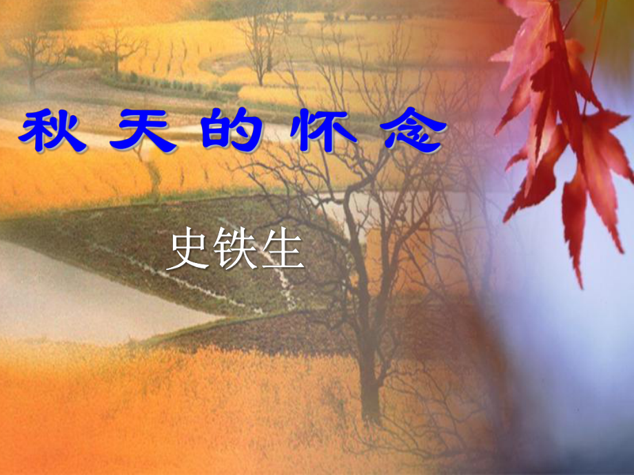 部编本新人教版七年级语文上册5、秋天的怀念(改)市级公开课课件.ppt_第2页