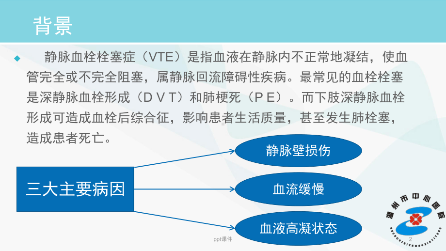 提高VTE高危患者预防措施落实率(品管圈成果汇报)课件.ppt_第2页