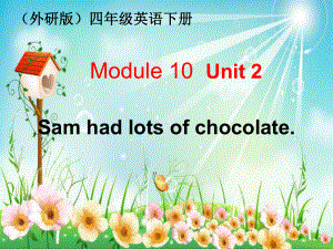 外研版三起点四年级英语下册Module10Unit2、Sam、had、lots、of、chocolate课件9.ppt（纯ppt,不包含音视频素材）