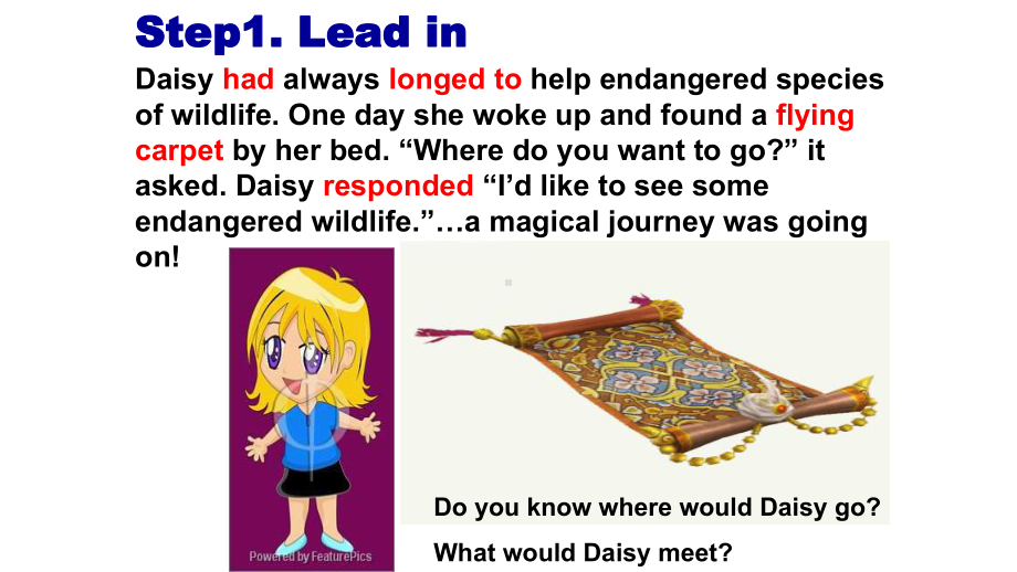 人教版高中英语Book2-Unit-4-Wildlife-Protection-Reading-How-Daisy-learned-to-help-wildlife课件.ppt（纯ppt,不包含音视频素材）_第3页