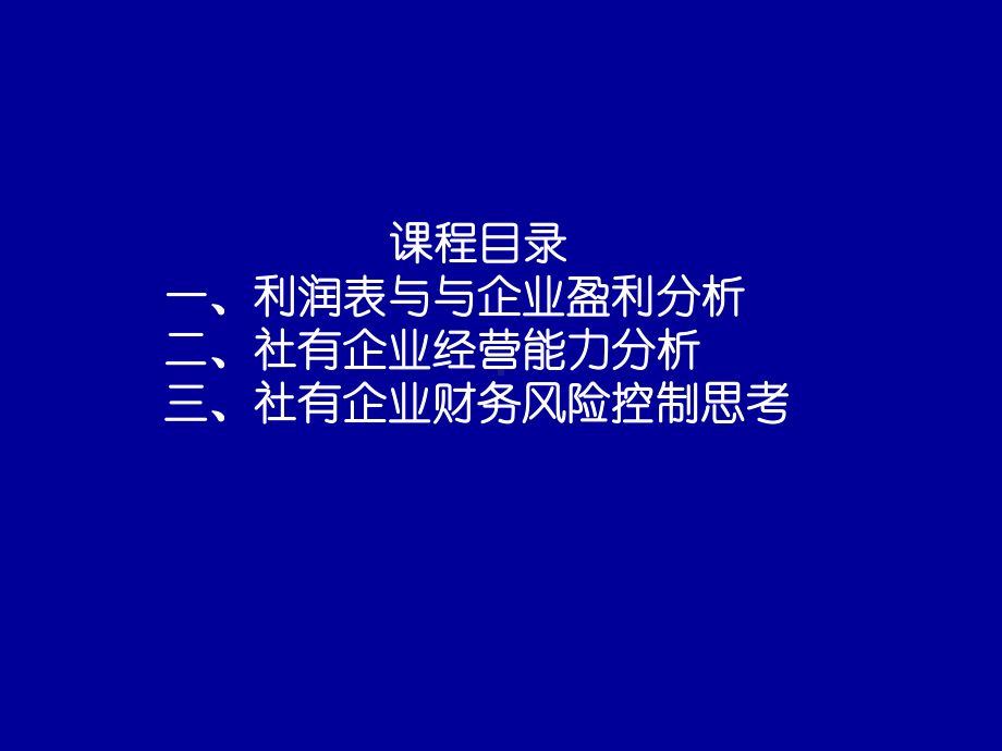 企业利润表与经营能力分析兼谈社有企业财务风险控制课件.ppt_第2页