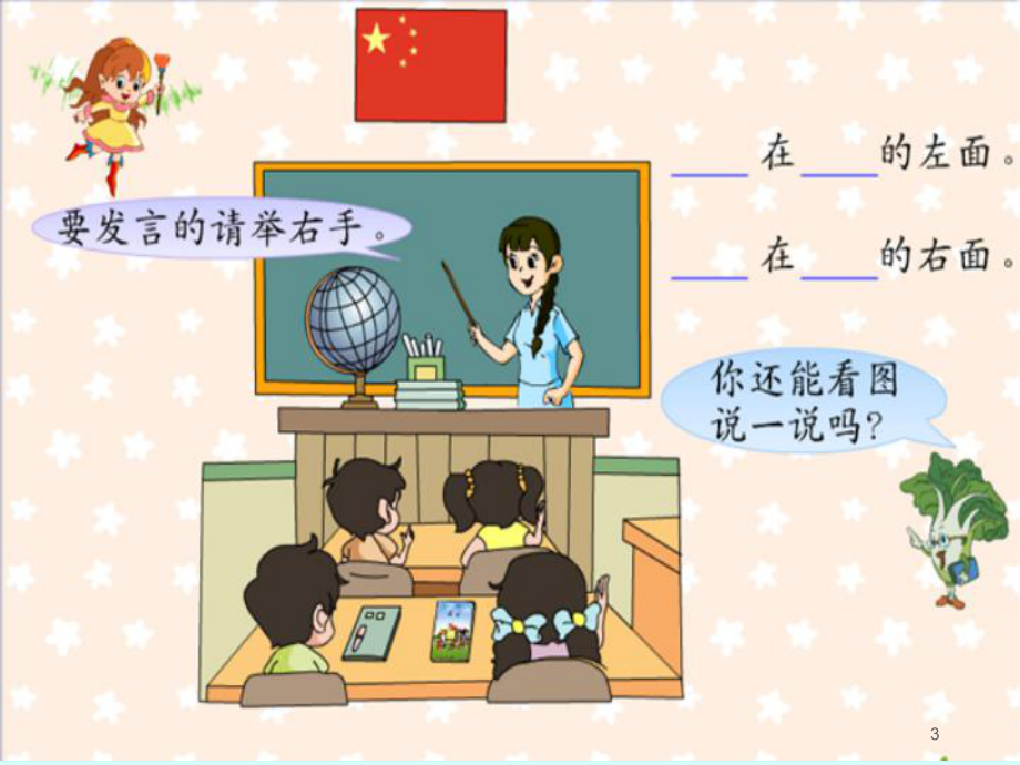 苏教版一年级数学上册认位置-课件1.ppt_第3页