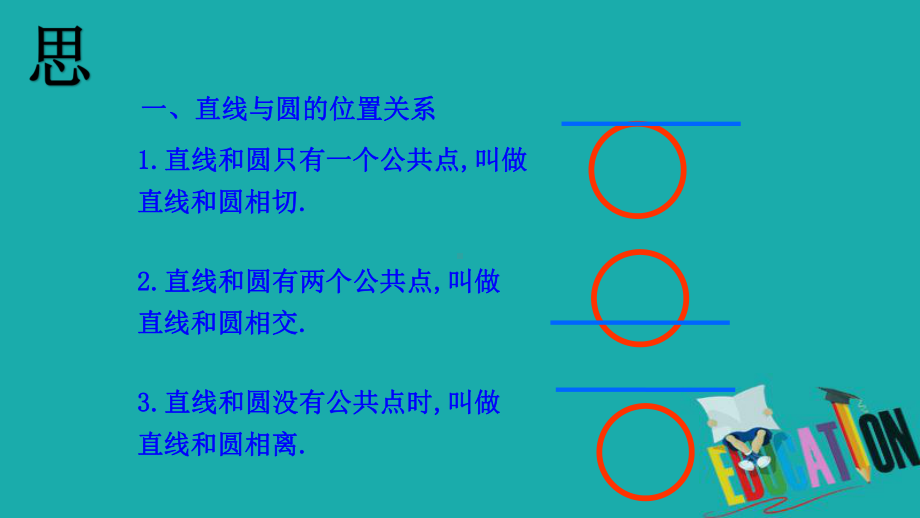 北师大版高中数学必修二课件：231直线与圆的位置关系.ppt_第3页