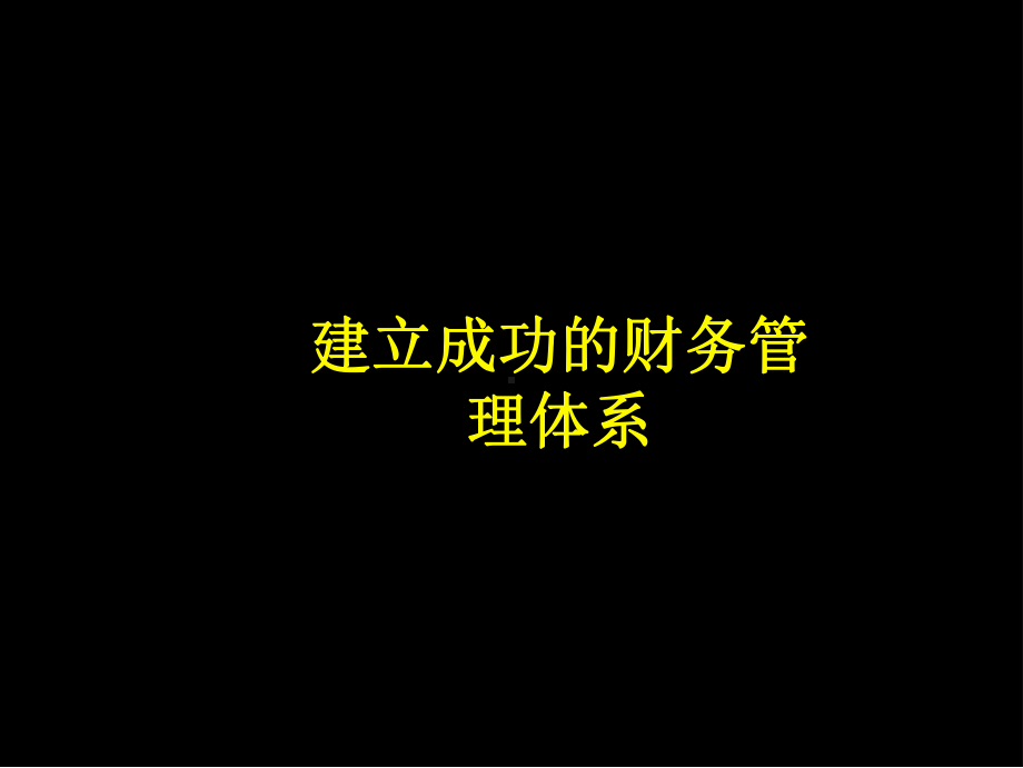 神州数码-建立成功的财务管理体系-85页资料课件.ppt_第1页