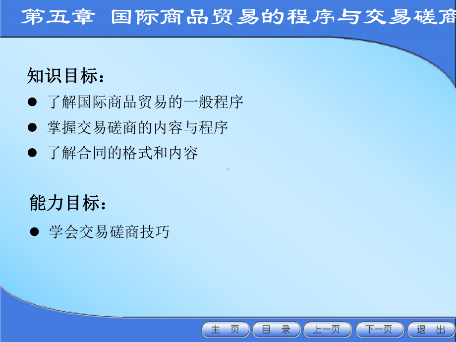 国际贸易概论第五章-国际商品贸易的程序与交易磋商课件.ppt_第1页