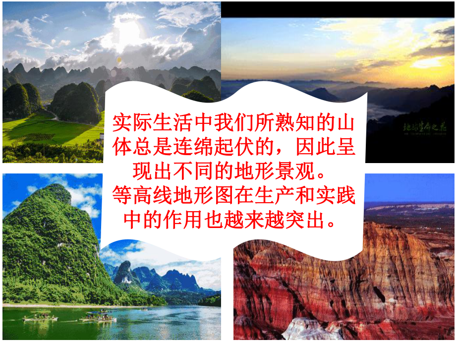 人教版高一等高线地形图的应用课件.ppt_第1页