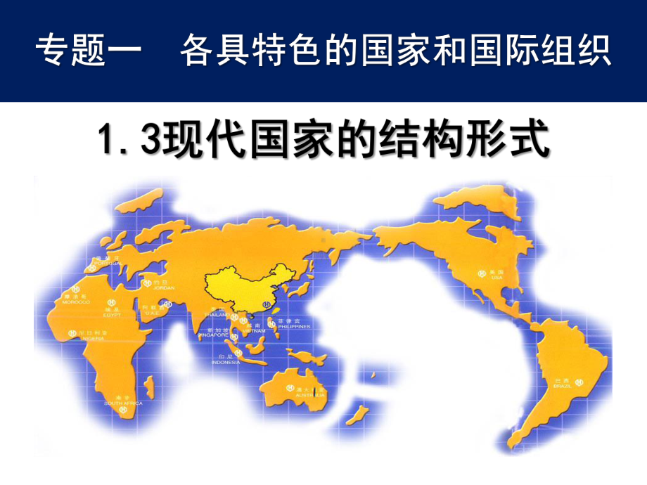 高中政治人教版选修3课件13现代国家的结构形式.pptx_第2页