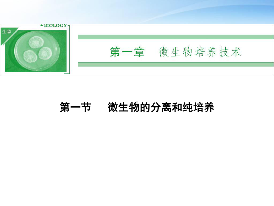 微生物的分离和纯培养课件.ppt_第1页