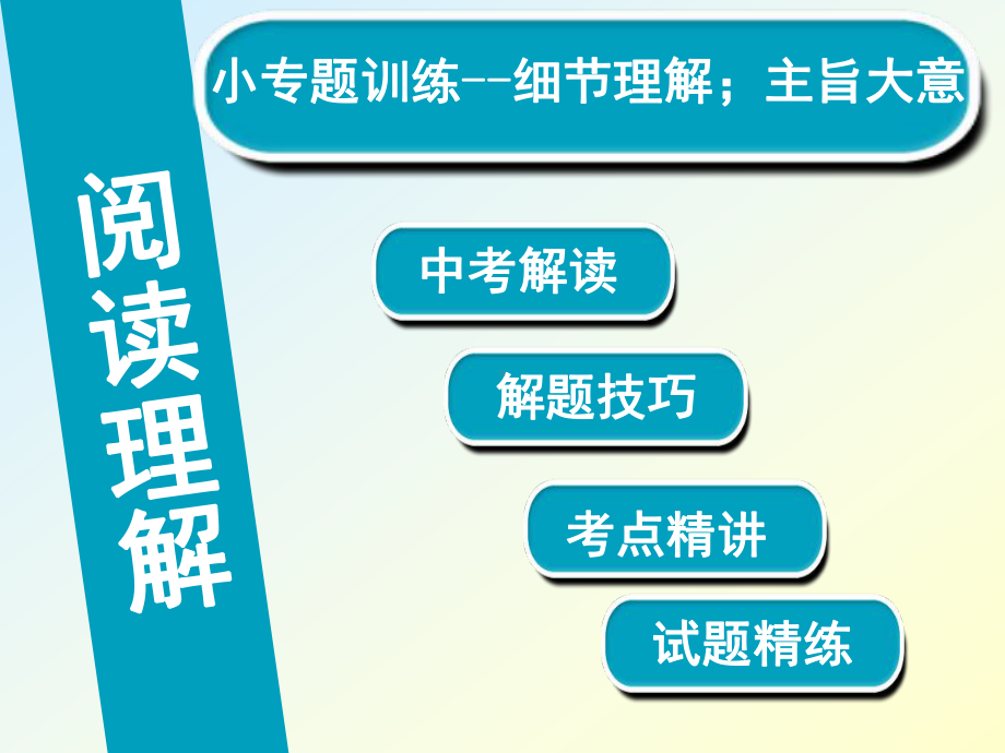 中考阅读理解解题技巧课件.ppt_第1页