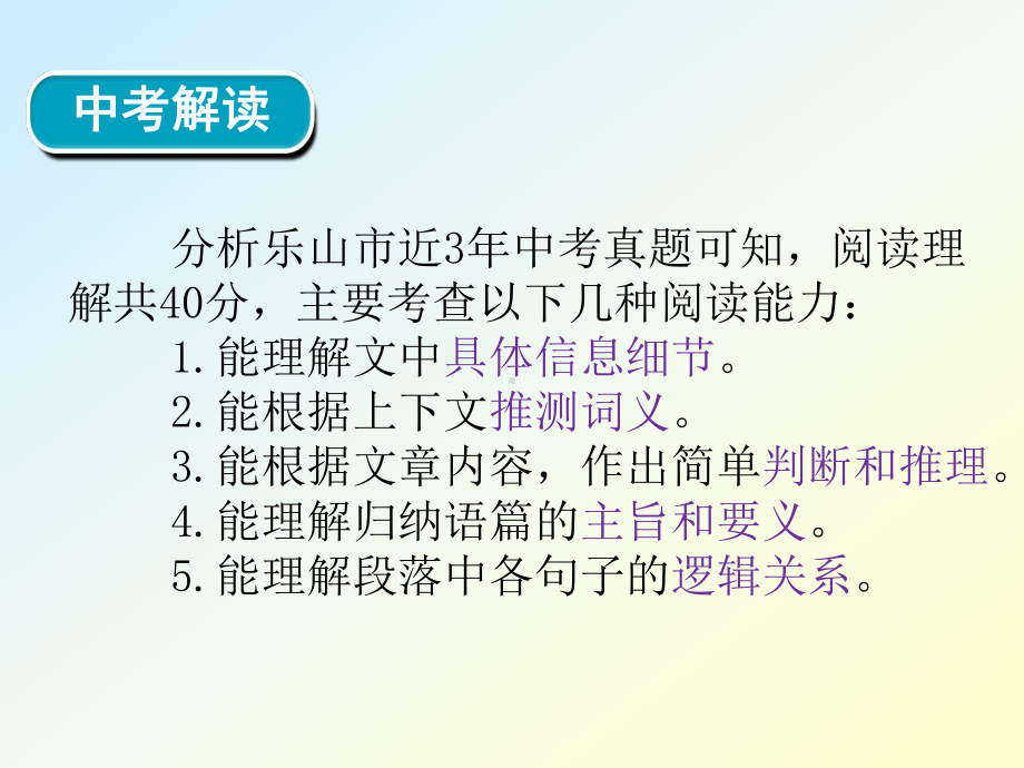 中考阅读理解解题技巧课件.ppt_第2页