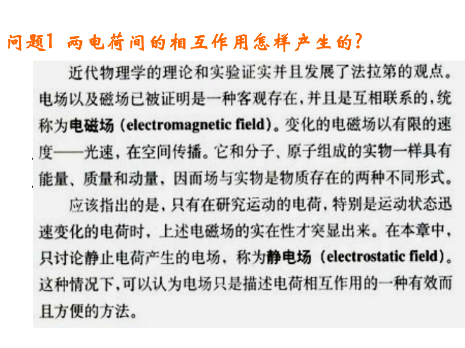 人教版高二物理选修3-1第一章第三节电场强度课件.ppt_第3页