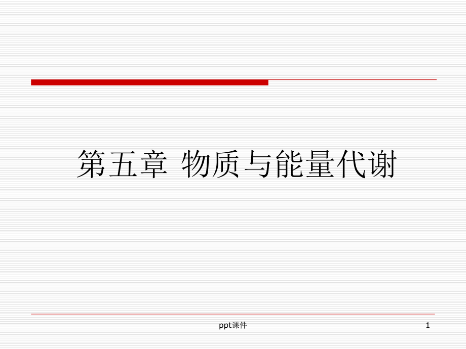 运动生理学-第五章-物质与能量代谢课件.ppt_第1页