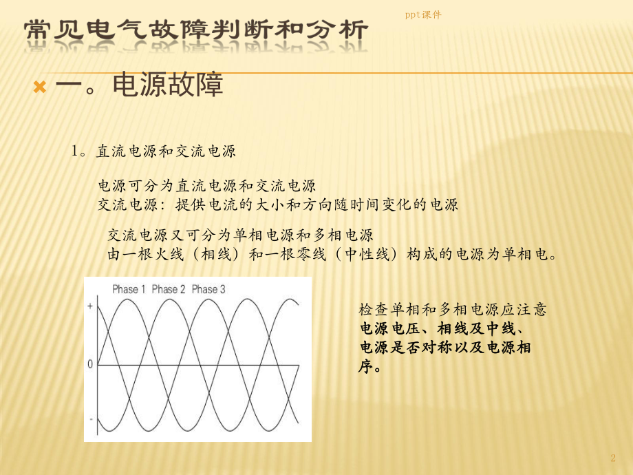 常见电气故障判断和维修课件.ppt_第2页