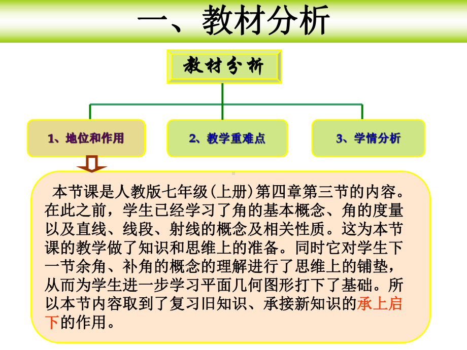 人教版数学七年级上册-第四章-几何图形初步-432角的比较与运算说课课件.ppt_第3页