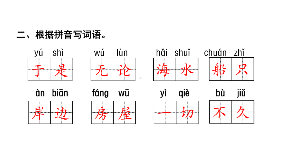 人教部编版二年级语文上册课件第7单元复习.ppt_第3页