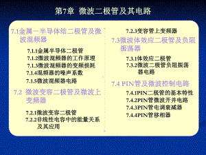 微波技术与微波电路第7章-微波二极管及其电路课件.ppt