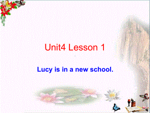 五年级英语上册Unit4Lesson1Lucyisinanewschool优秀课件2鲁科版.ppt（纯ppt,不包含音视频素材）