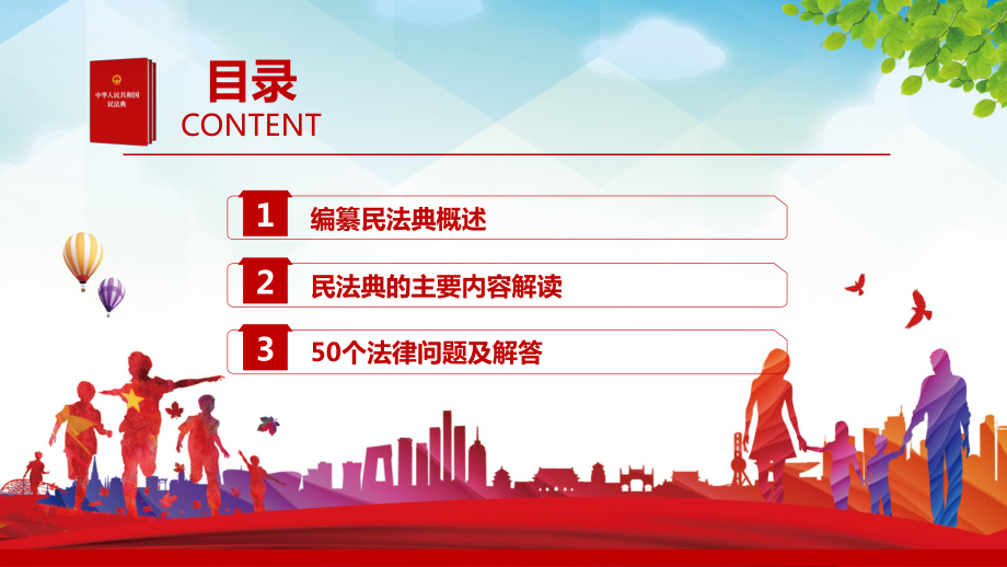 红色民法典中老百姓最关心的50个法律问题普法宪法民法宣传课件.pptx_第3页