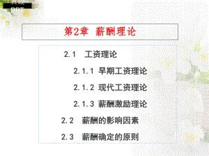 薪酬理论培训课件1.ppt