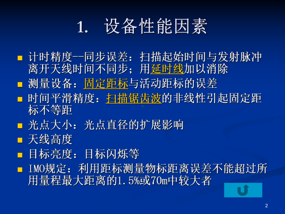 雷达测距和测方位及导航定位演示教学课件.ppt_第2页