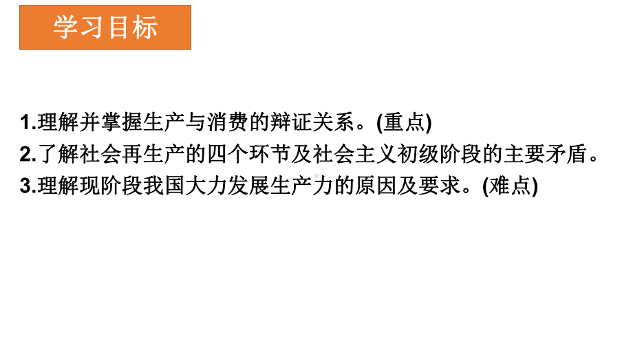 高中政治人教版必修一《经济生活》第四课第一框题-发展生产-满足消费课件.pptx_第2页