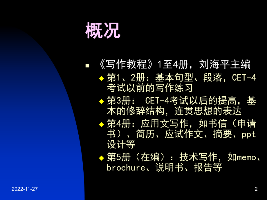 写作能力的培养与大学英语教学—丁言仁课件.ppt_第2页