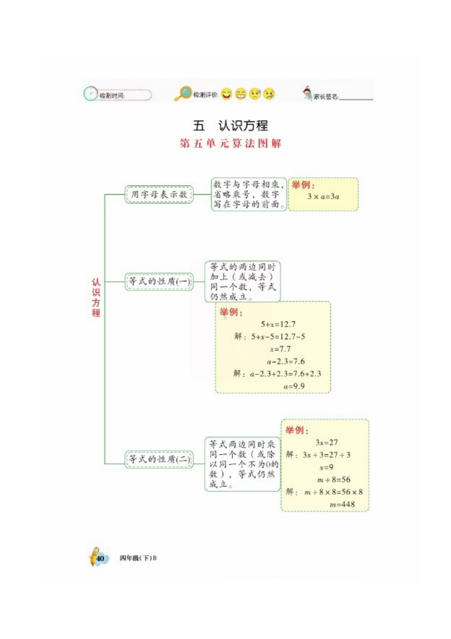 四年级数学下册试题 第五单元一课一练（图片版无答案）北师大版.docx_第1页