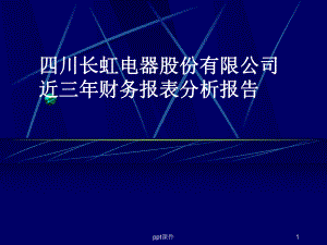 财务报表分析经典案例课件.ppt