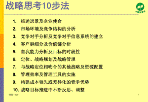 战略研讨会10步法课件.ppt