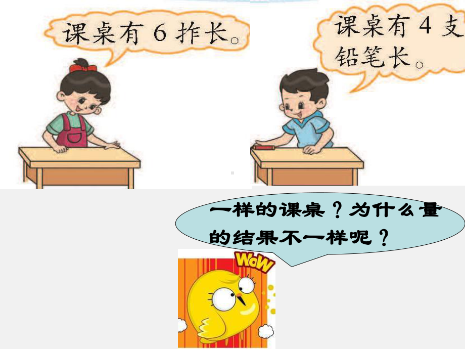 北师大版小学二年级数学上册课件：课桌有多长-课件1.ppt_第2页