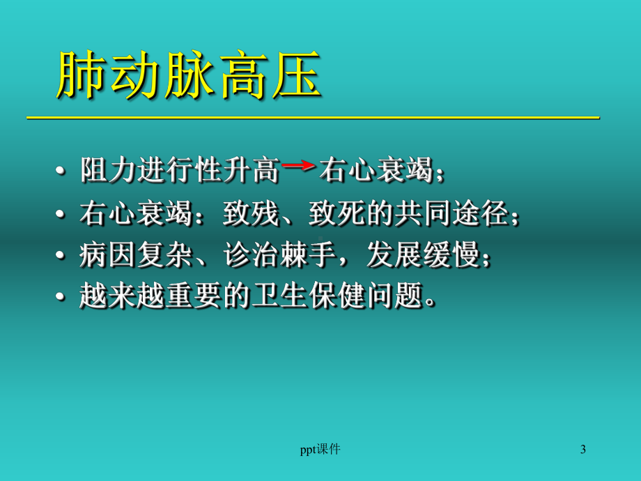 肺动脉高压的新指南、新分类及课件.ppt_第3页