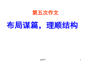 议论文的框架结构课件.ppt