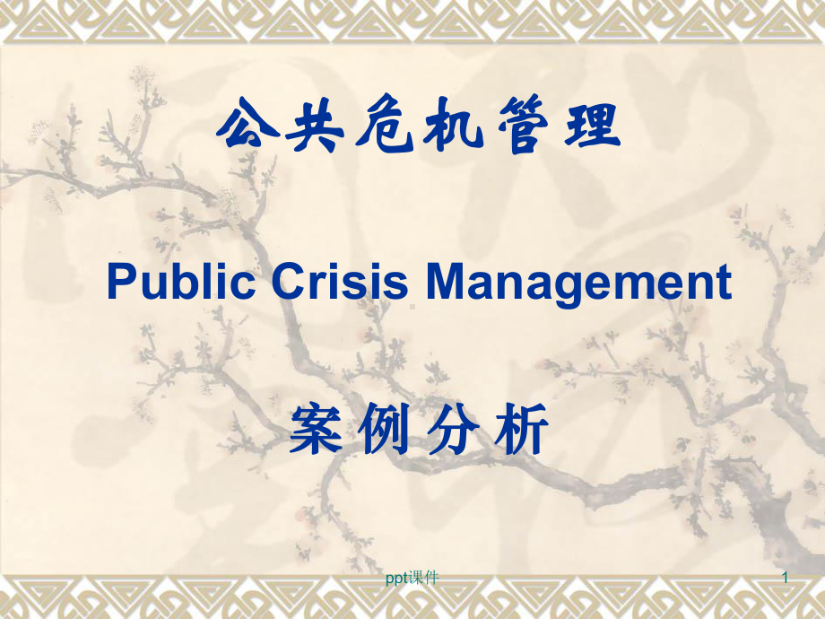 公共危机管理案例分析2课件.ppt_第1页