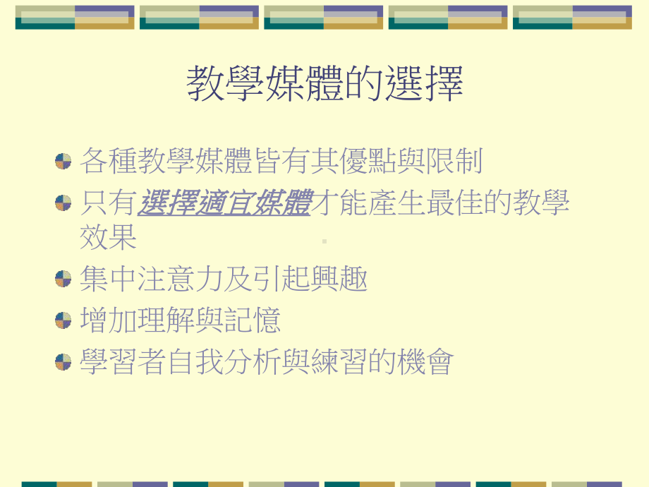 教学媒体的选择与设计课件.ppt_第3页