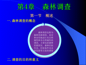 大学课件-林业经理-第四章-森林调查1123-(NXPOWERLITE).ppt