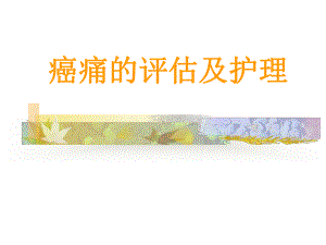 癌痛的评估及护理课件-002.pptx